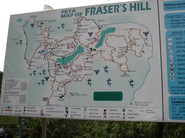 Fraser hill maps