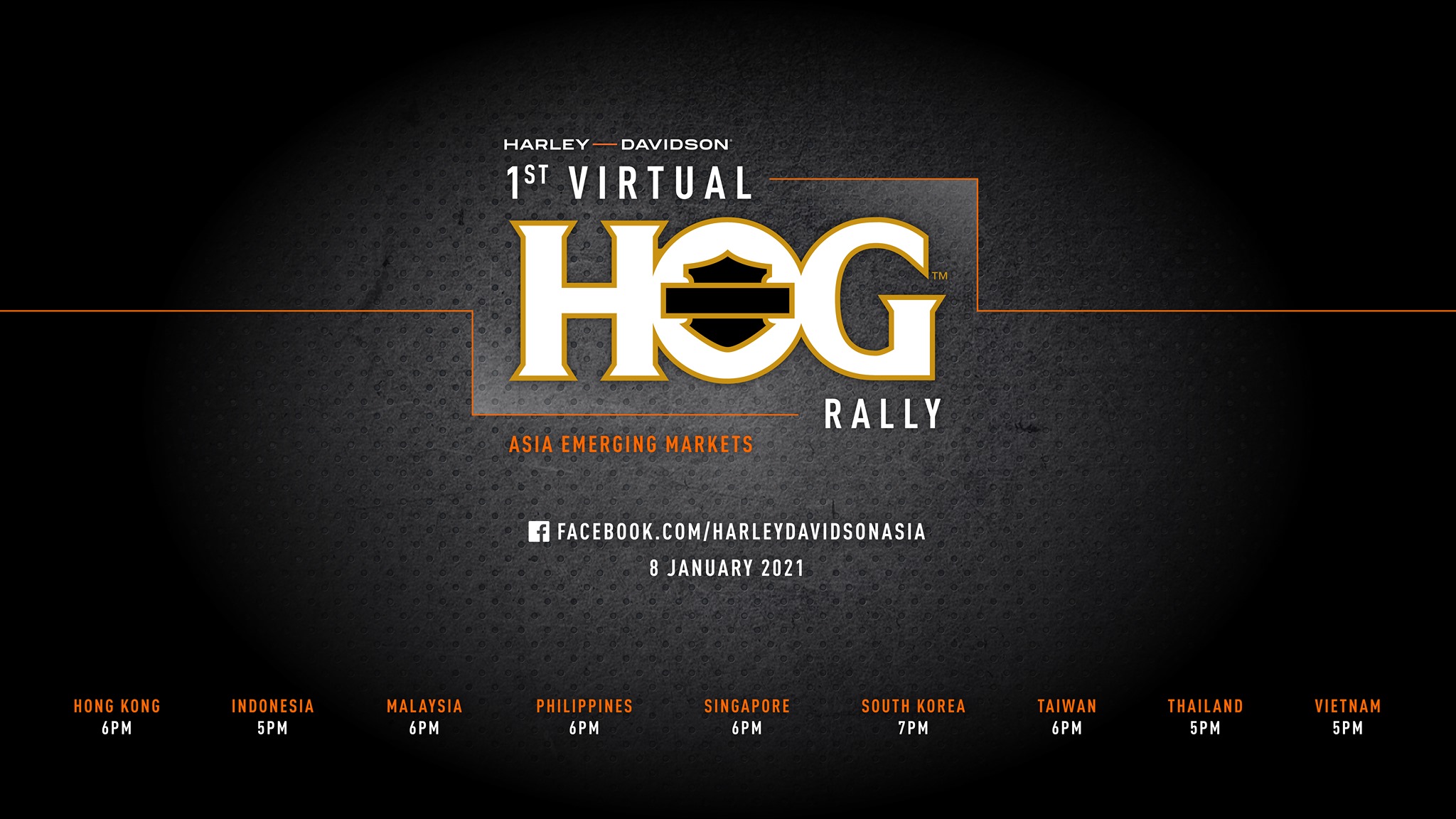 Harley Davidson 1st HOG Virtual Rally - 8th January 2021