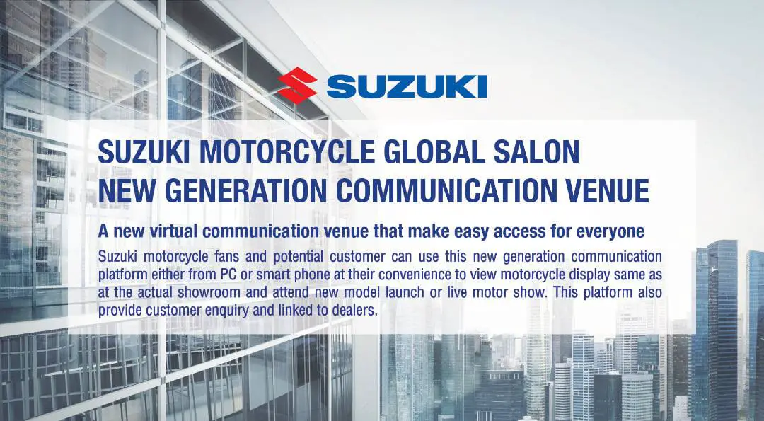 Suzuki Motorcycle Global Salon Virtual Motor Show