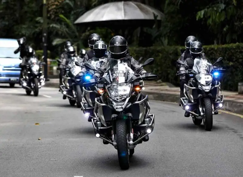 bmw gs police motorcycle