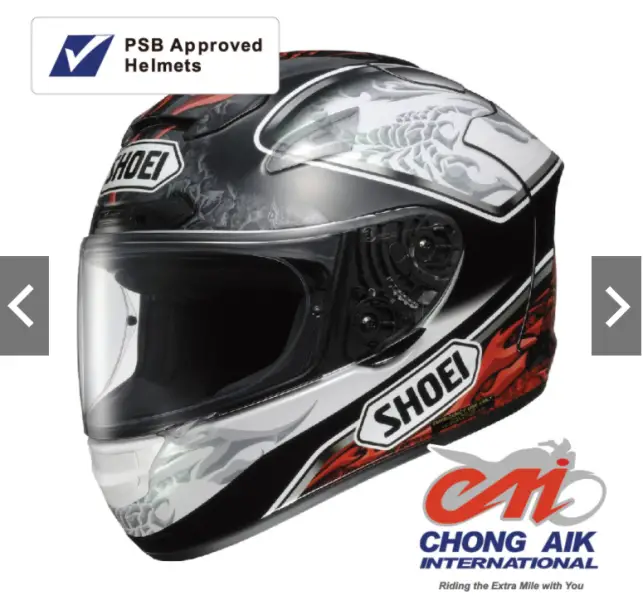 Chong Aik Shoei Helmet X-12 X12 PSB