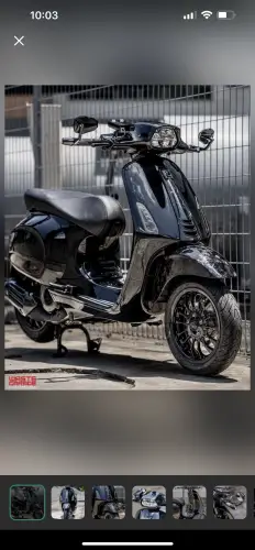 More information about "2022 Blacked out Forged Carbon Vespa Sprint S (TFT)"